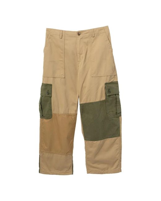 Comme des Garçons Natural Patchwork Cargo Trousers for men