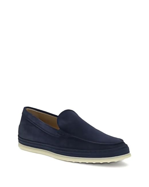 Tod's Blue Round-Toe Loafers for men
