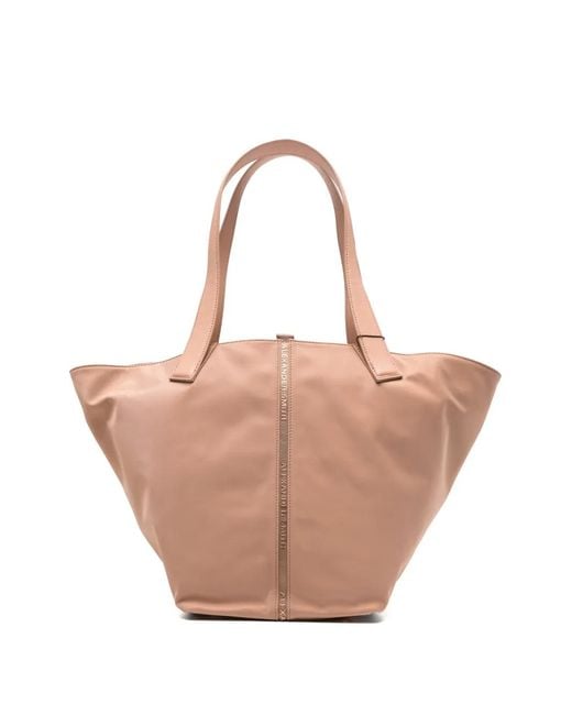 Alexander Smith Pink Grand Sac Cabas À Logo Lauren