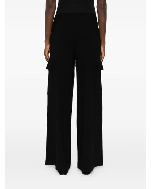 P.A.R.O.S.H. Black Drawstring Pocket Trousers