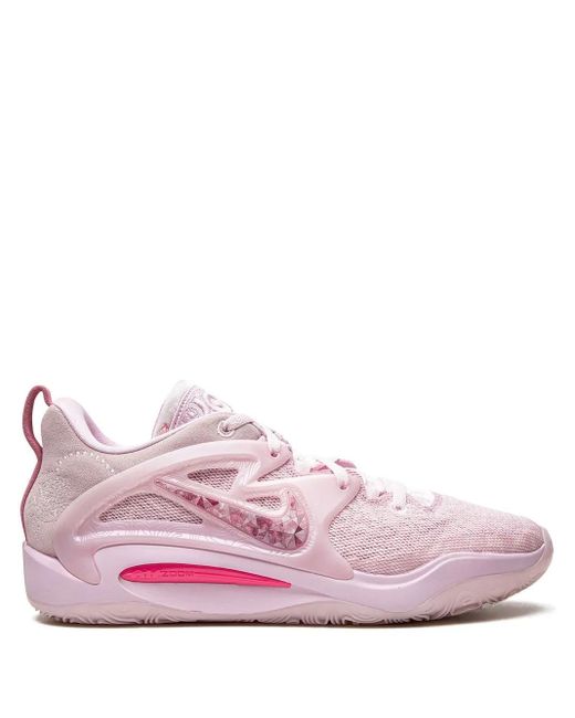 Nike Pink Kd 15 Ep "aunt Pearl" Sneakers