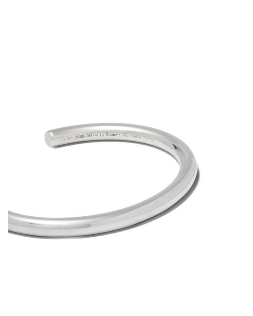Le Gramme White Le 31 Bangle Bracelet