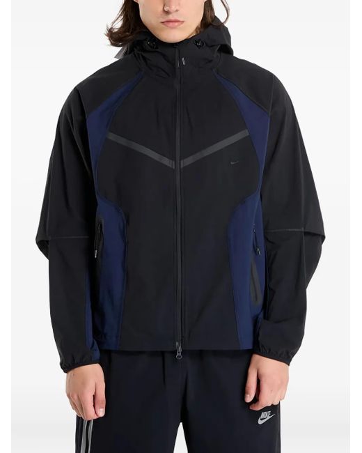 Nike Blue Colour-Block Woven Jacket for men