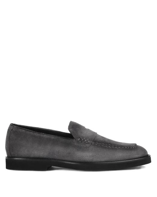 Doucal's Loafer Aus Wildleder in Gray für Herren