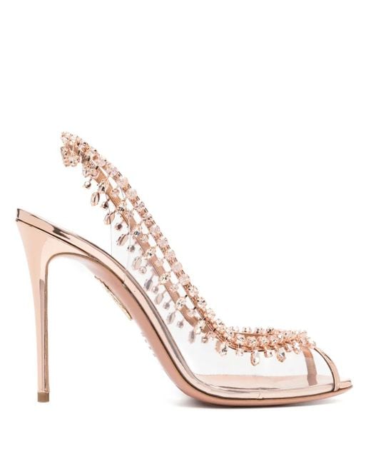 Aquazzura Pink Temptation 120Mm Sandals