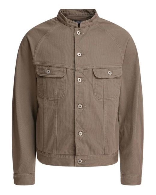 Giacca Con Colletto Alla Coreana di Nonnative in Brown da Uomo