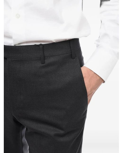 Corneliani Black Tailored Trousers for men