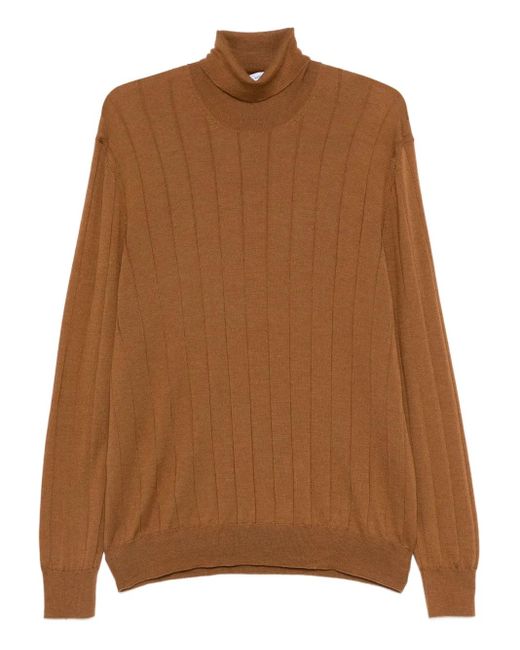 メンズ Gran Sasso ウールブレンド セーター Brown