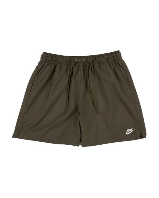 Nike Green Woven Flow Shorts for men
