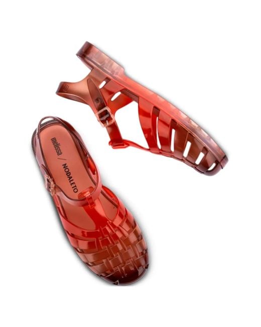 Melissa Red X Nodaleto Possession Sandals