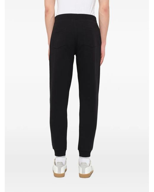 KENZO Black Tiger Patch Track Pants for men