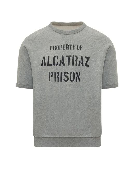 Bl'ker Gray Short Sleeve T-Shirt for men