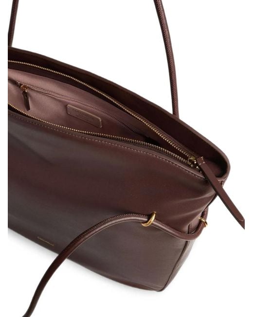 Coccinelle Brown Medium Lizzie Leather Shoulder Bag