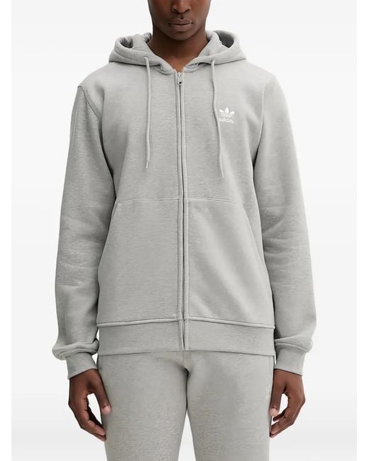 Adidas Gray Zip Hoodie for men