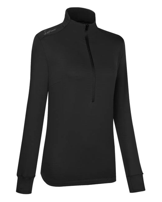 Lamunt Black High-Neck Sweatshirt