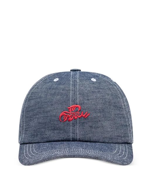 Marni Blue Logo-Embroidered Baseball Cap for men