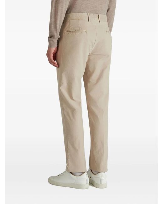 Incotex Natural Tricochino Straight Trousers for men