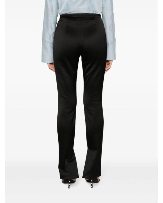 Alexander Wang Black Leggings Aus Satin