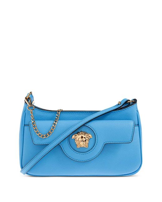 Bolso de hombro La Medusa mini Versace de color Blue