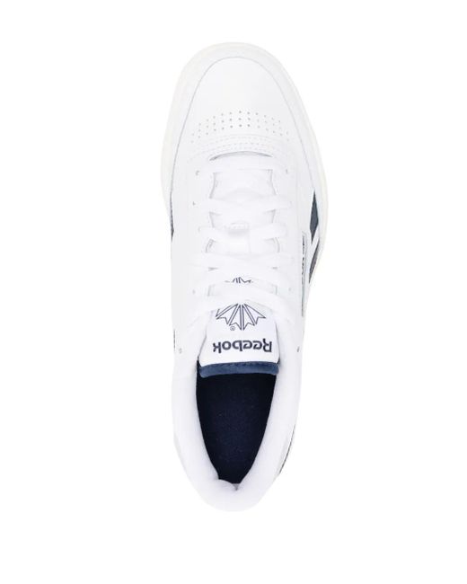 Reebok White Club C Revenge Leather Sneakers for men