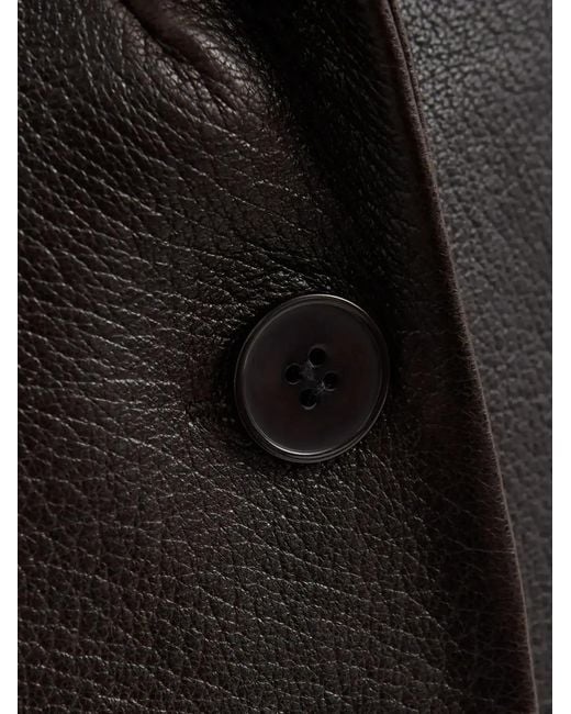 Nour Hammour Black Opus Leather Jacket