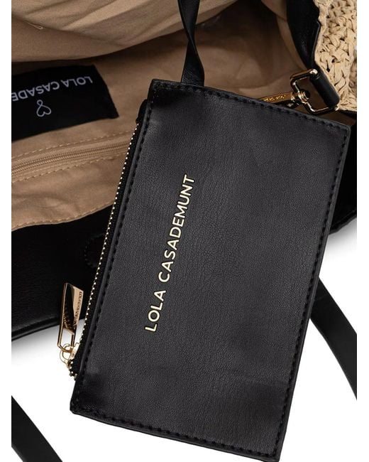 Lola Casademunt Natural Summer Club Sequin-Embellished Beach Bag