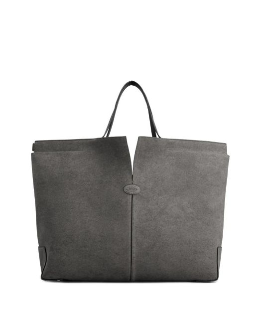 Tod's Di Bag Folio Maxi V-Geslepen Shopper in het Black voor heren