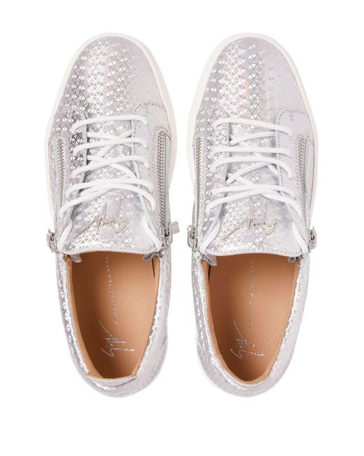 Giuseppe Zanotti Frankie Kaleido Low-top Sneakers in White for Men | Lyst