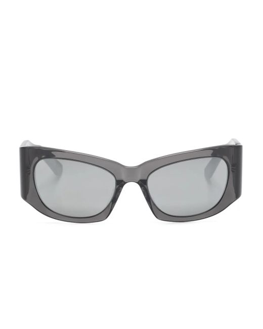 Balenciaga Gray Butterfly-Frame Sunglasses