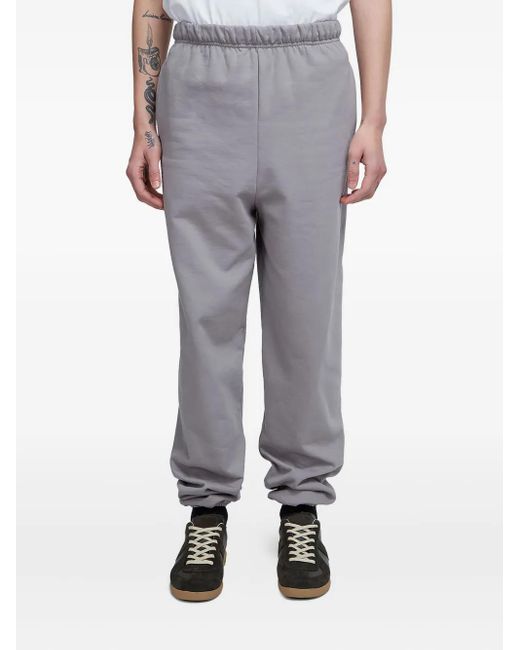 HATHENBRUCKTM Gray Elasticated-Cuff Track Pants for men