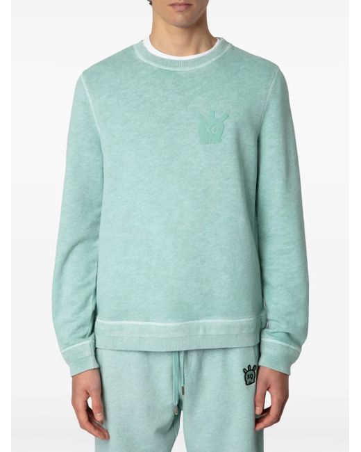 メンズ Zadig & Voltaire Stony Skull スウェットシャツ Green