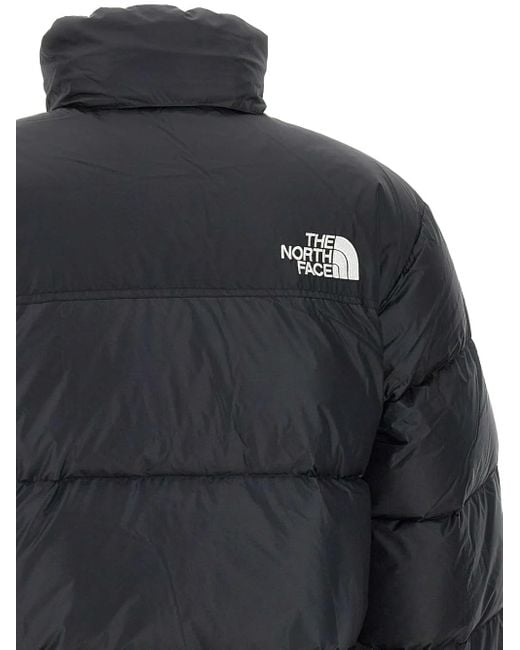 The North Face Blue Cropped Coat With Goose Down Padding