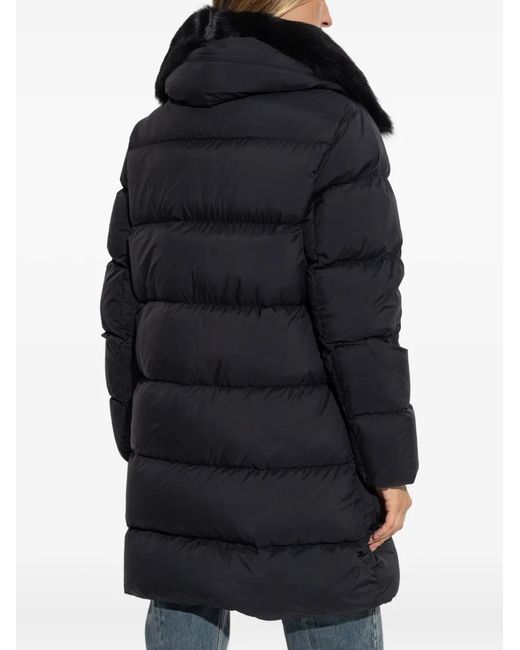 Moose Knuckles Black Quilted Padded Coat