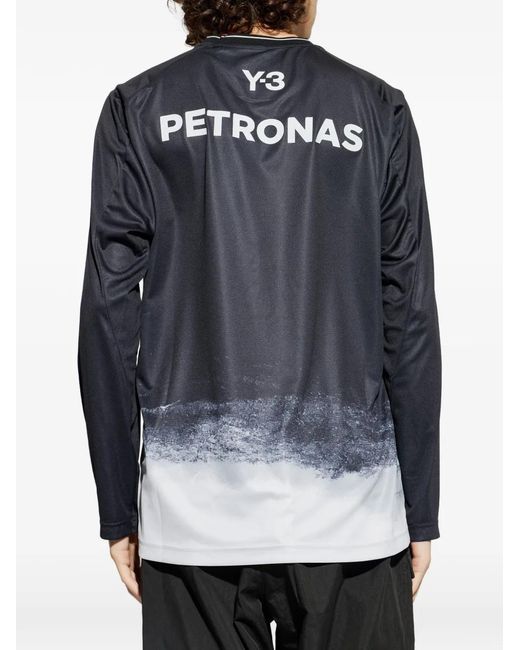 Y-3 Blue X Mercedes Petronas Formula 1 Team Mechanics T-Shirt for men