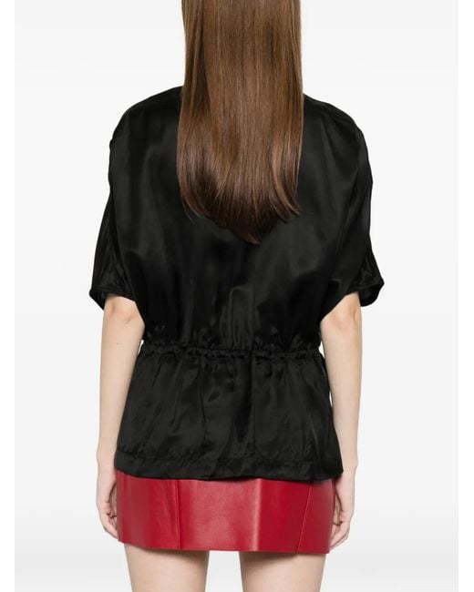 Rick Owens Black Zip-Up Cape