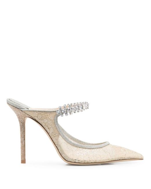 jimmy choo bing embellished mule