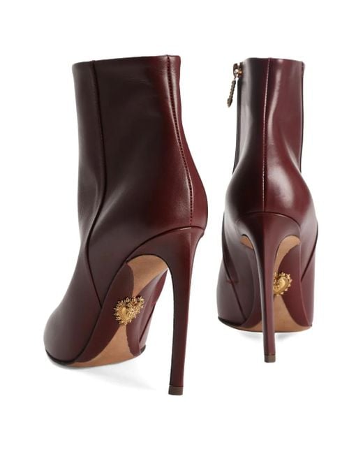 Bottines Devotion 105 Mm À Bout Pointu Dolce & Gabbana en coloris Brown