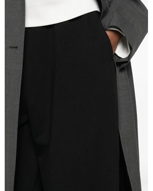 Sportmax Black Pantalon De Jogging À Taille Élastiquée Spdnespola