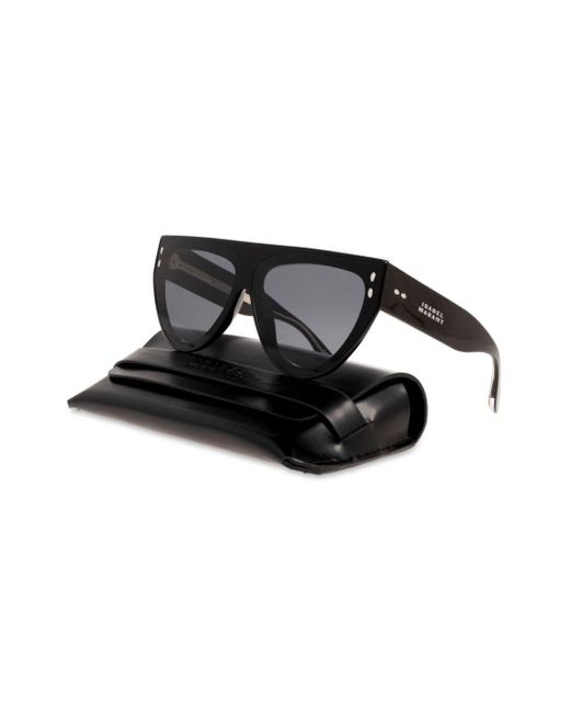 Isabel Marant Gray Oversize-frame Sunglasses