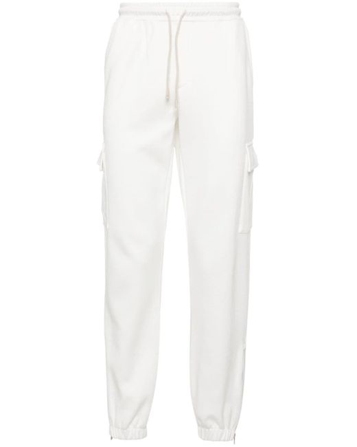 Eleventy Jersey-Jogginghose mit aufgesetzten Taschen in White für Herren