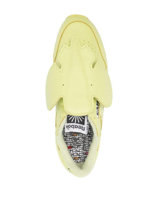Reebok Yellow X Eames Classic Low-Top Sneakers