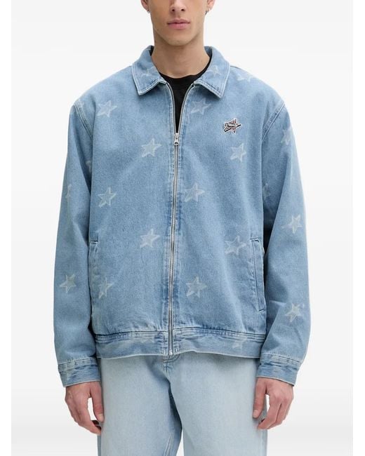 Vans Blue Pomona Denim Station Jacket