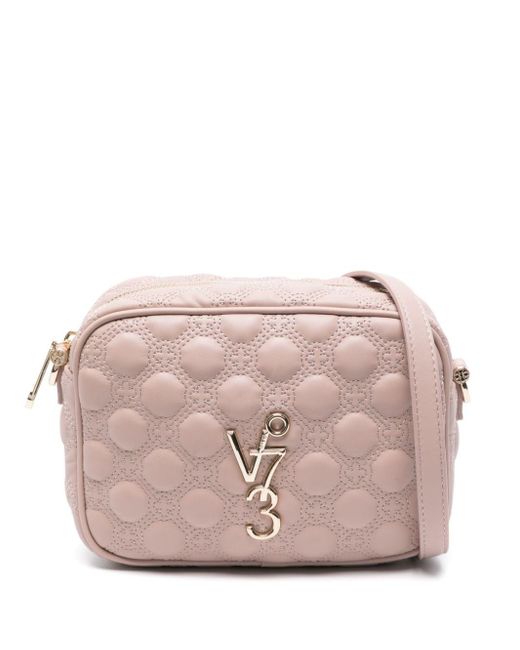 V73 Pink Logo-lettering Cross Body Bag