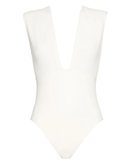 Eres White Glamorous Swimsuit