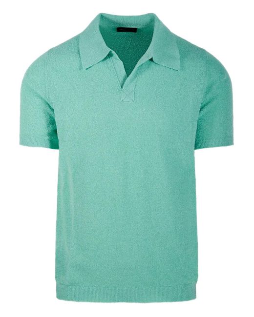 メンズ Roberto Collina ポロカラーシャツ Green