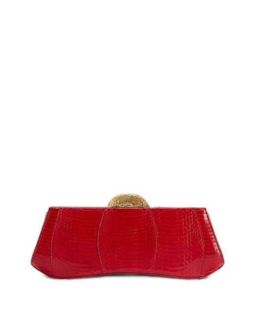 Giuseppe Zanotti Red Eve Bag Clutch Bag