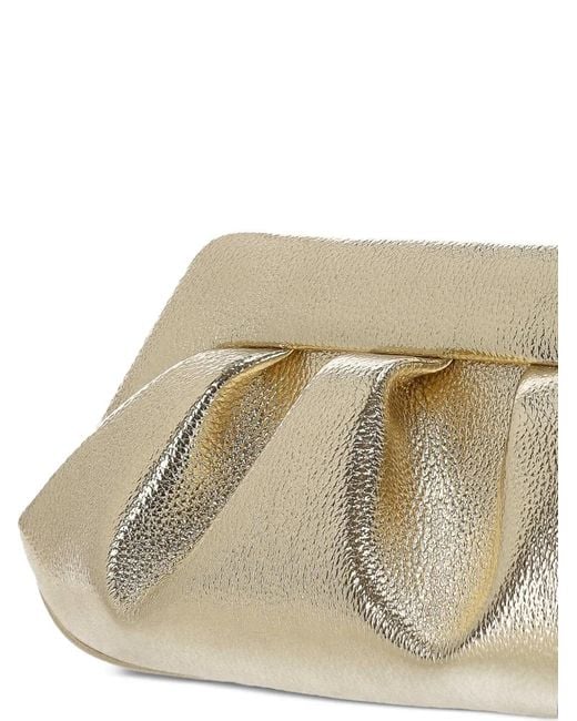 THEMOIRÈ Metallic Gea Laminated Clutch Bag