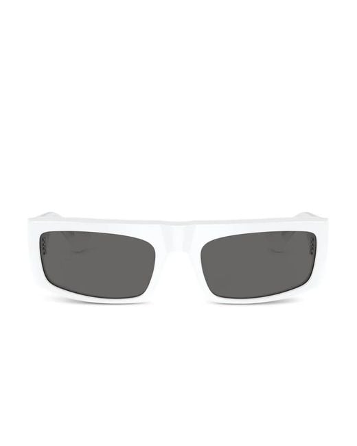Oliver Peoples Gray Rectangle-Frame Sunglasses