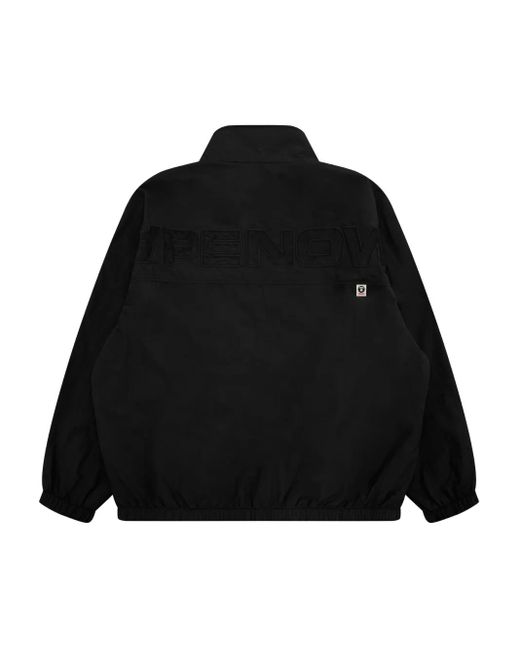 Aape By A Bathing Ape Black Logo Embroidered Jacket for men