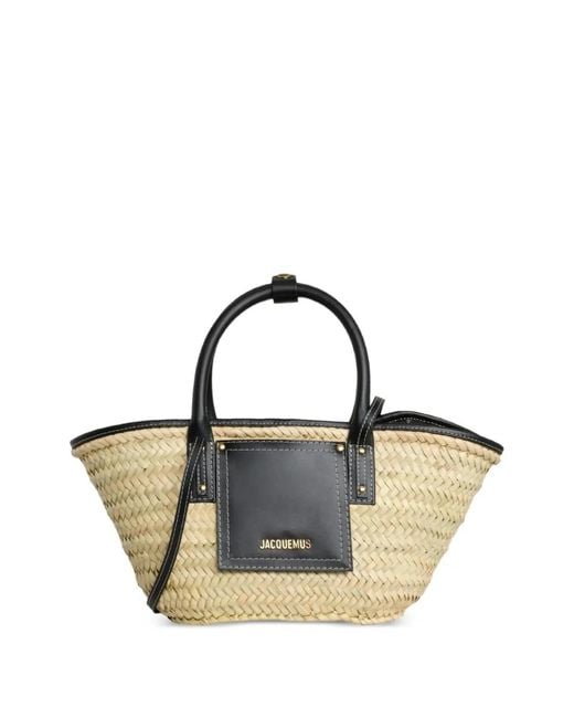 Jacquemus Multicolor The Small Soli Woven Beach Bag
